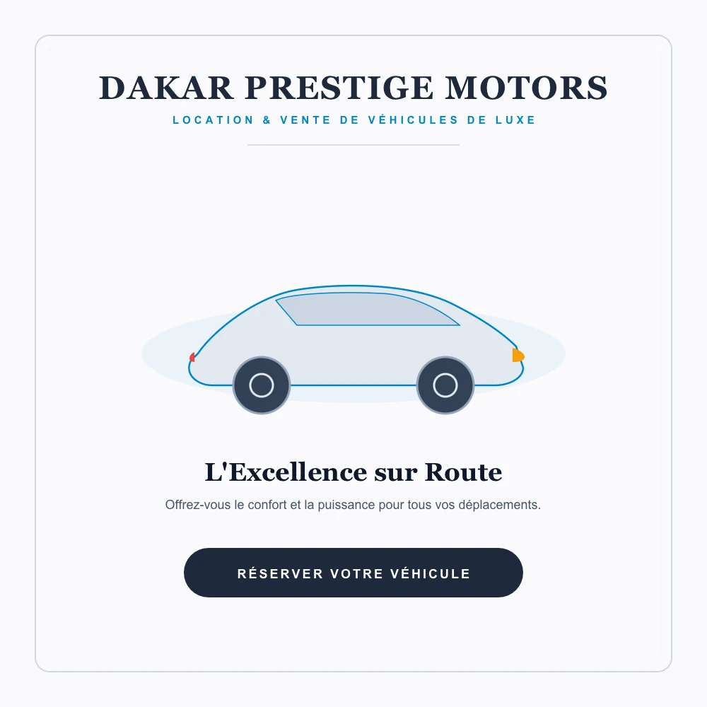 Affiche Dakar Prestige Motors